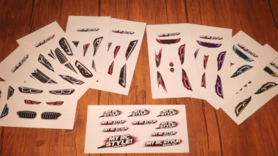 MY RC STYLE　【目力アップ】貼るだけで実車クオリティ!? 新作ライトデカールのこだわり