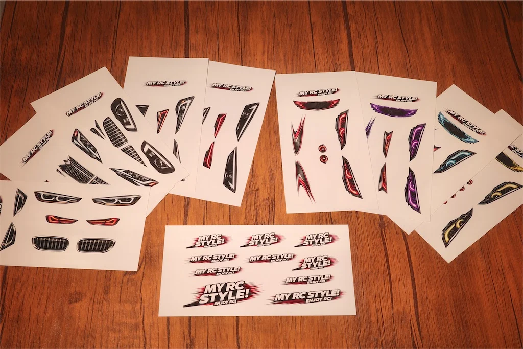 MY RC STYLE　【目力アップ】貼るだけで実車クオリティ!? 新作ライトデカールのこだわり