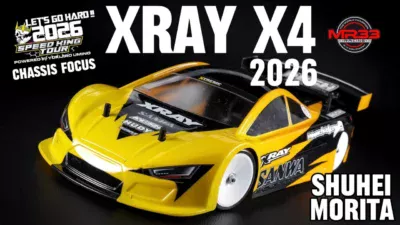 Speed King Tour　■【TC1】森田選手のXRAY X4 2026 スピキンシャシーフォーカス　NEW NEXT RUSH CIRCUIT Speed King Tour 2026