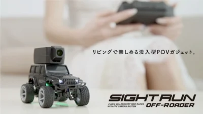 G-FORCE Hobby　■【SIGHTRUN OFF-ROADER 使い方ガイド】液晶モニター送信機＆FPVカメラ搭載デスクトップビークル