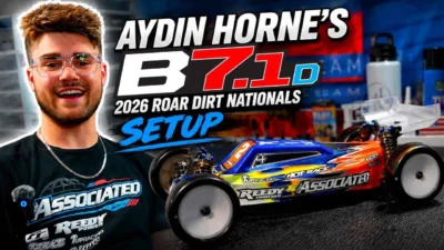 TeamAssociatedRC 　■Aydin Hornes B7.1D 2026 ROAR Dirt Nationals Setup