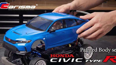株式会社ハイテックマルチプレックスジャパン　実車級のフォルムとプレミアム塗装、Carisma HONDA CIVIC TYPE R (FL5) ボディを発表