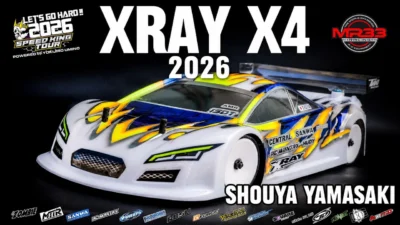 Speed King Tour　■山﨑翔矢選手のXRAY X4 2026 スピキンシャシーフォーカス　TMサーキットわかやま Speed King Tour 2026