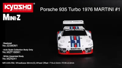 KYOSHO CORPORATION　■KYOSHO MINI-Z RWD Porsche 935 Turbo 1976 MARTINI #1