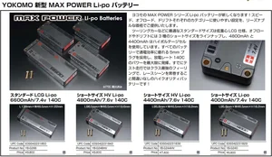 Yokomo Product Information　2026年10月の新製品情報